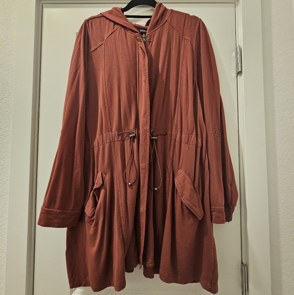Torrid Copper Zip-Up Jacket